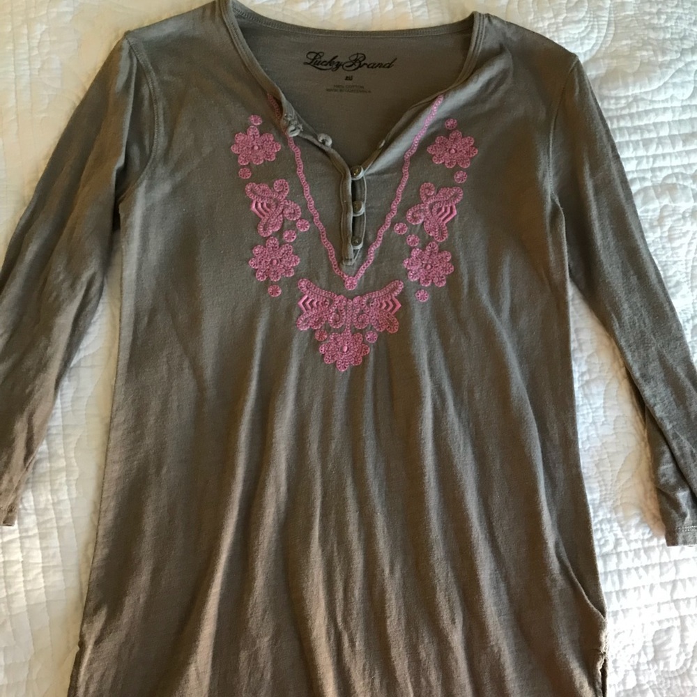Lucky brand 3/4 length sleeve
